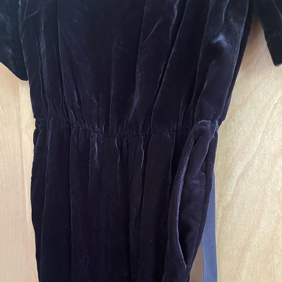 Ann Taylor Black Velvet Jumpsuit - Picture 5 of 5